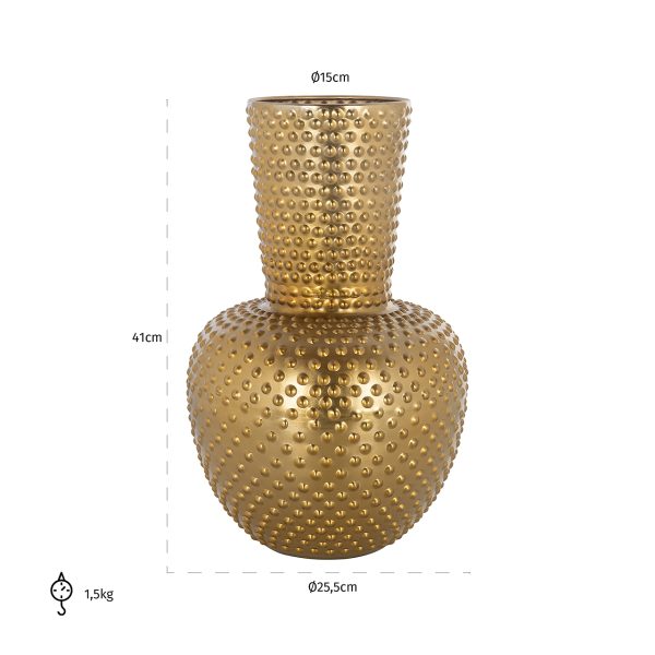 Vaas Nola (Gold) - Afbeelding 2