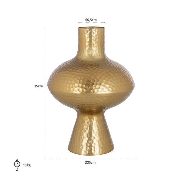 Vaas Caitlyn klein (Gold) - Afbeelding 2