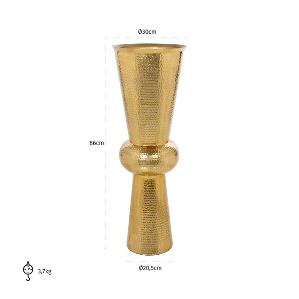 Vaas Carice (Gold) - Afbeelding 2