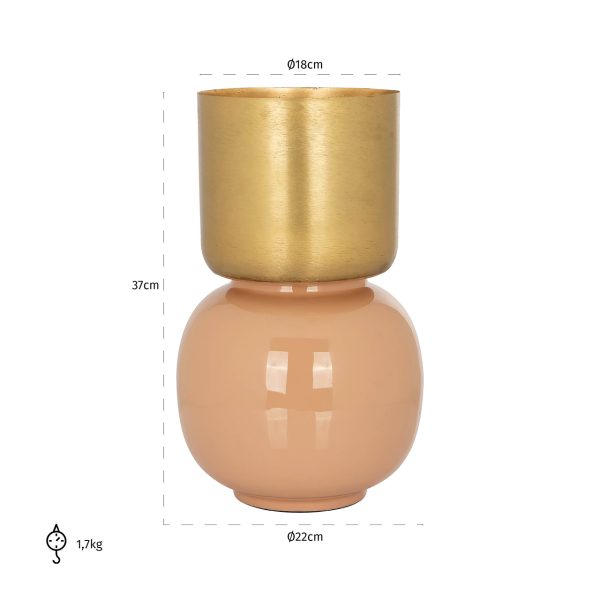 Vaas Calla (Brushed Gold) - Afbeelding 2