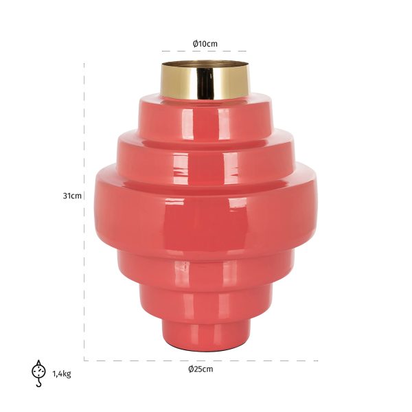 Vaas Akelei roze (Pink) - Afbeelding 2