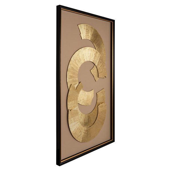 Wall art Eden (Black/gold) - Afbeelding 2
