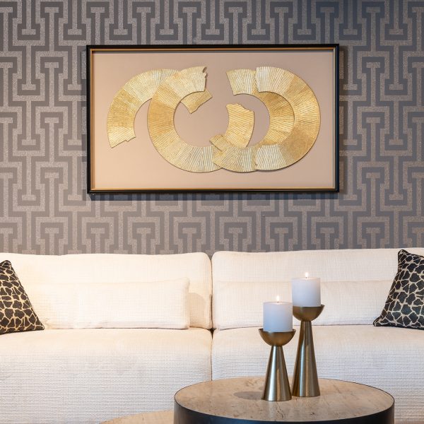 Wall art Eden (Black/gold) - Afbeelding 5