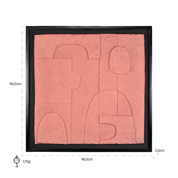 Wall art Phoebe pink (Pink) - Afbeelding 3