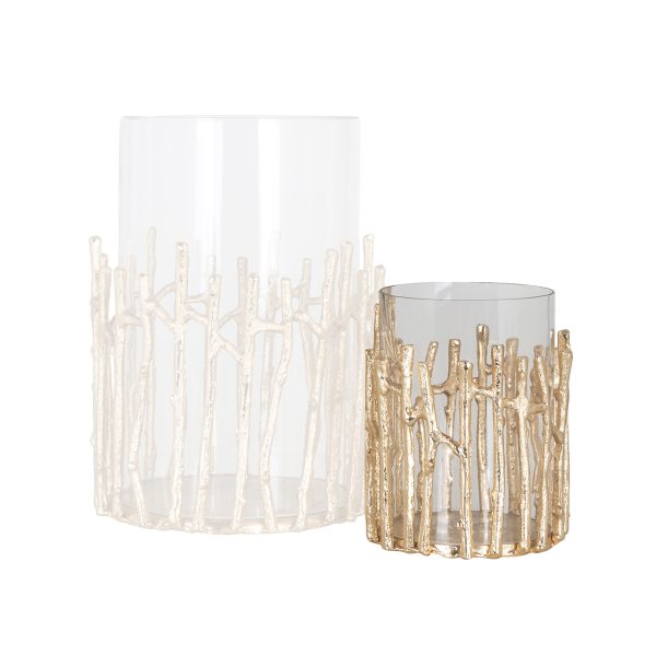 Windlicht Loretta klein (Gold) - Afbeelding 4