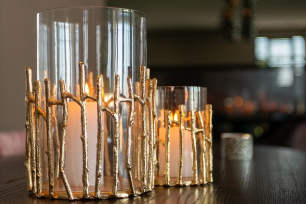 Windlicht Loretta groot (Gold) - Afbeelding 8