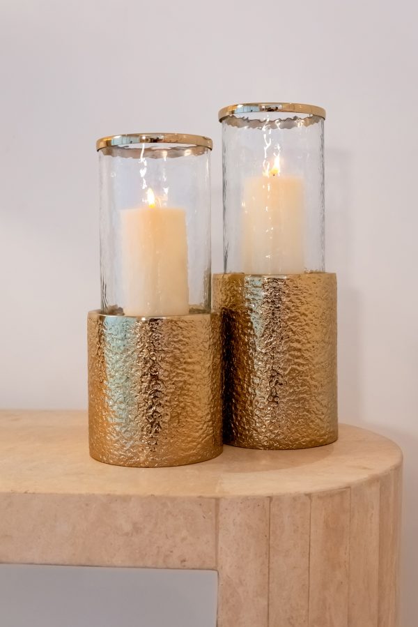Windlicht Marlou groot (Gold) - Afbeelding 9