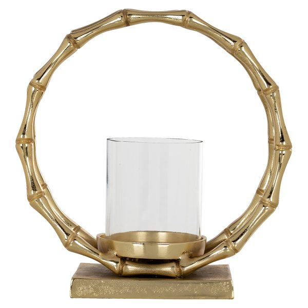 Windlicht Merlyn klein (Gold) - Afbeelding 3
