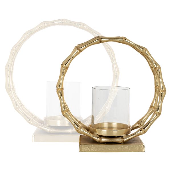 Windlicht Merlyn klein (Gold) - Afbeelding 6