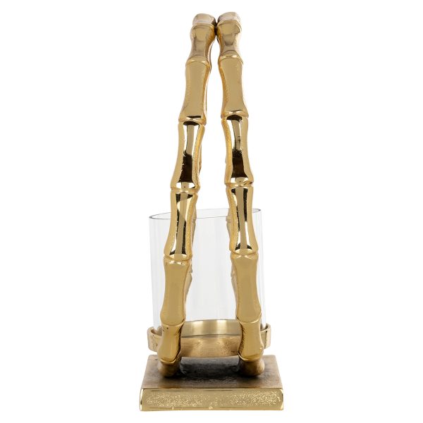 Windlicht Merlyn groot (Gold) - Afbeelding 2