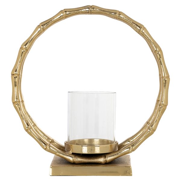 Windlicht Merlyn groot (Gold) - Afbeelding 3