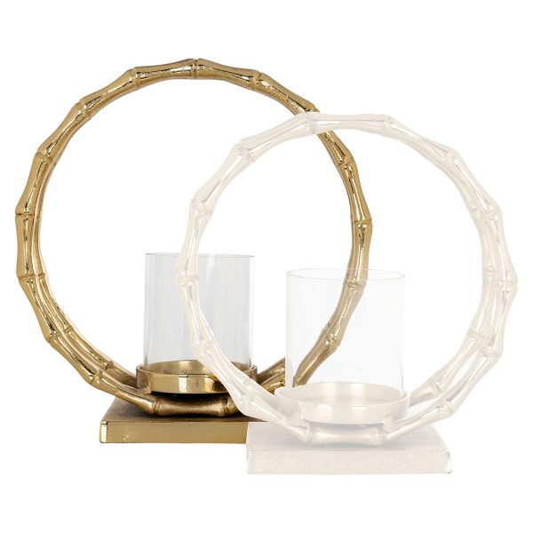 Windlicht Merlyn groot (Gold) - Afbeelding 6
