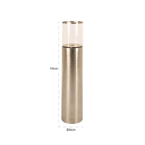 Windlicht Jona groot (Gold) - Afbeelding 3