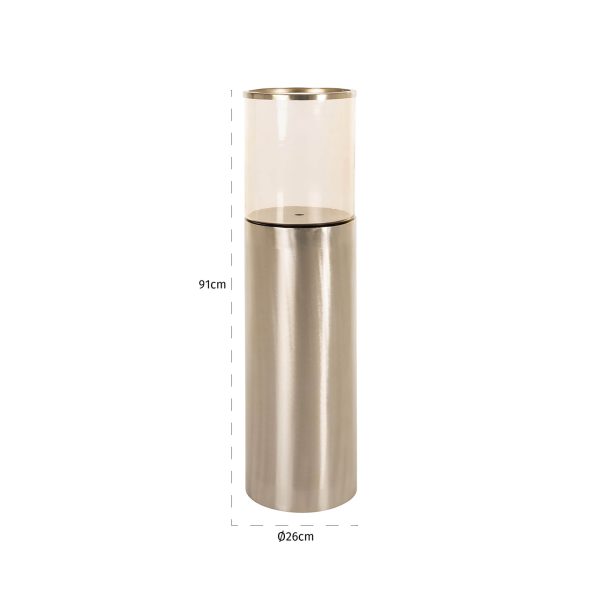 Windlicht Jona klein (Gold) - Afbeelding 3