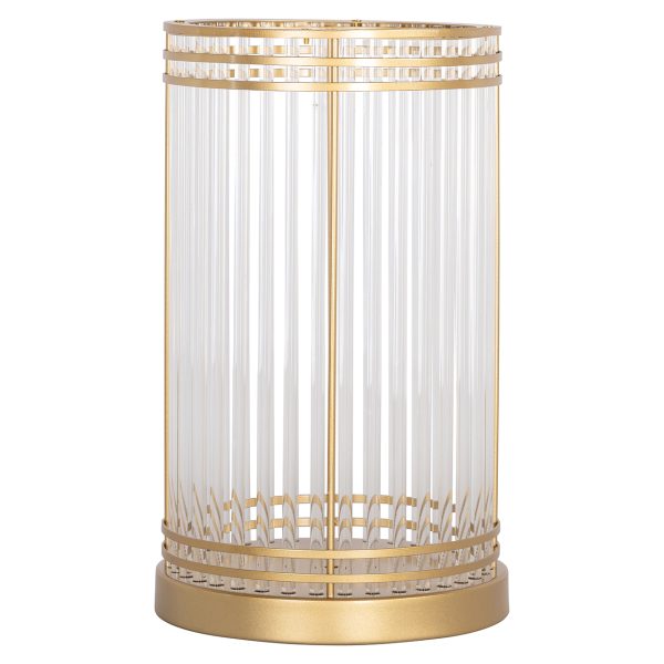 Windlicht Dyara groot (Gold)