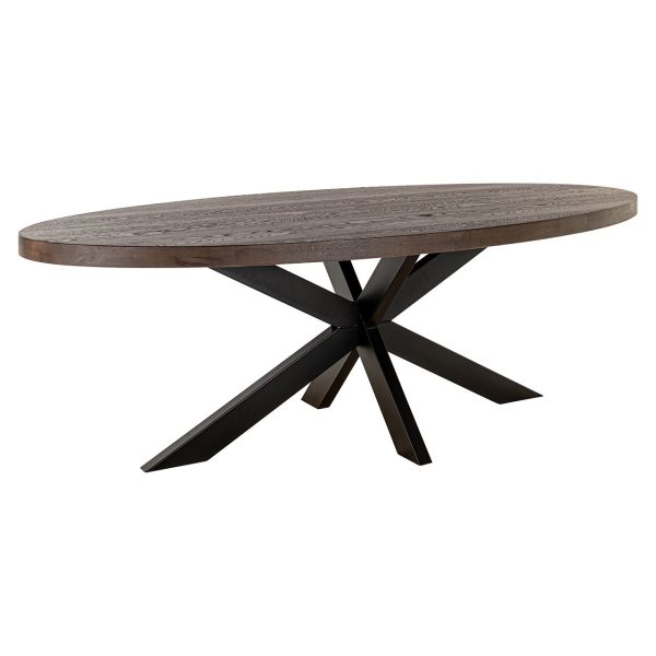 Eettafel Watson bruin 235 incl. spider leg black (Dark brown)