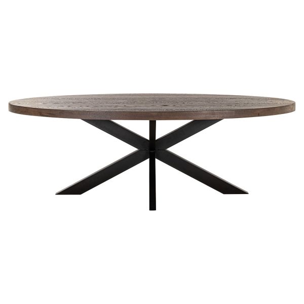 Eettafel Watson bruin 235 incl. spider leg black (Dark brown) - Afbeelding 2
