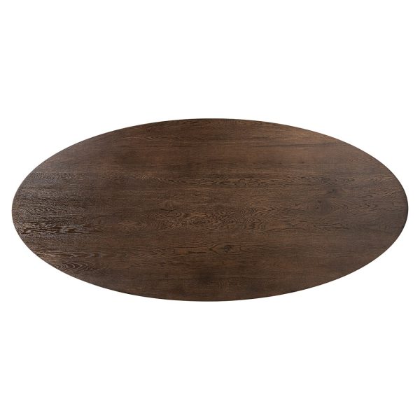 Eettafel Watson bruin 235 incl. spider leg black (Dark brown) - Afbeelding 4