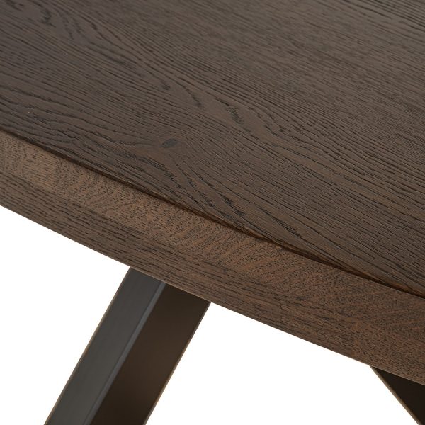 Eettafel Watson bruin 235 incl. spider leg black (Dark brown) - Afbeelding 6
