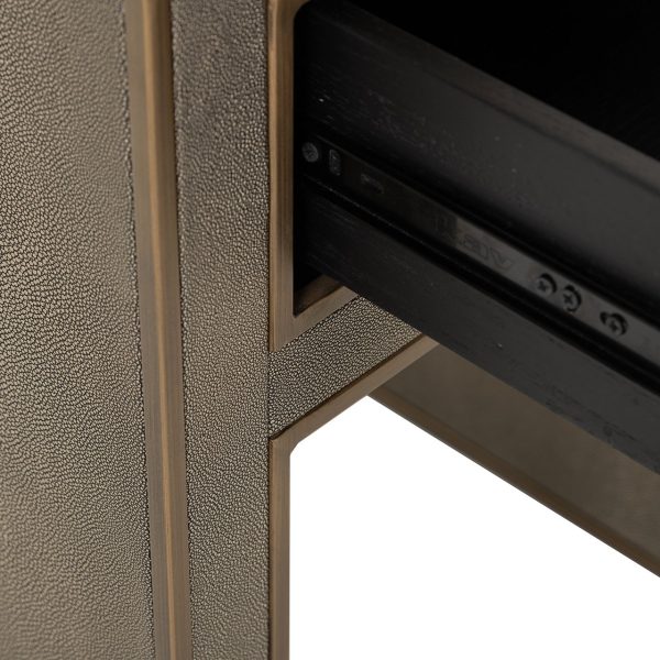 Nachtkastje Bloomville 1-lade incl. glas (Brown) - Afbeelding 8