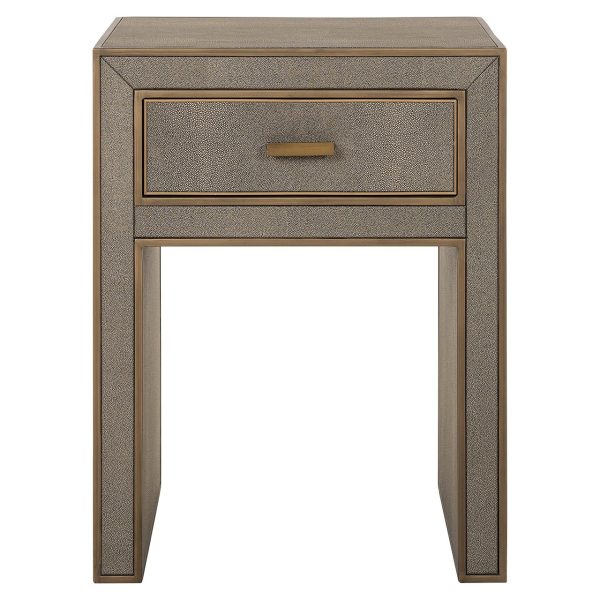 Nachtkastje Bloomville 1-lade incl. glas (Brown) - Afbeelding 2