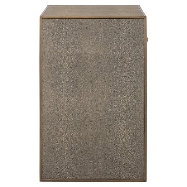 Nachtkastje Bloomville 1-lade incl. glas (Brown) - Afbeelding 3