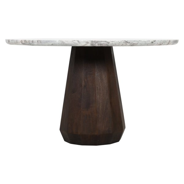 Eettafel Oberoy 130Ø (Brown) - Afbeelding 2