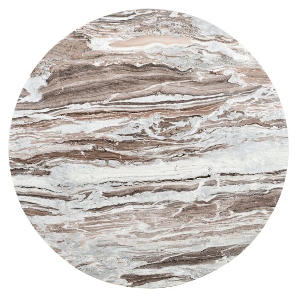 Eettafel Oberoy 130Ø (Brown) - Afbeelding 3