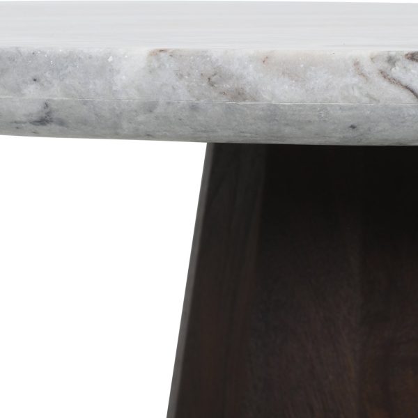 Eettafel Oberoy 130Ø (Brown) - Afbeelding 4