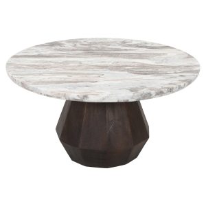 Salontafel Oberoy 80Ø (Brown)