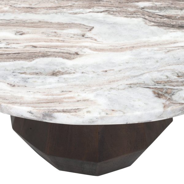 Salontafel Oberoy 80Ø (Brown) - Afbeelding 5