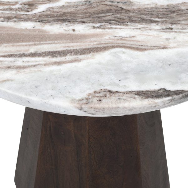 Bijzettafel Oberoy 45Ø (Brown) - Afbeelding 5