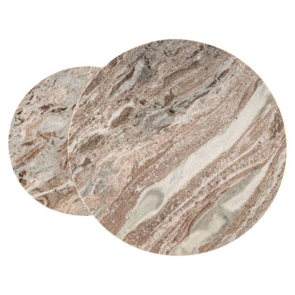 Bijzettafel Fairfax set van 2 (Stone) - Afbeelding 4