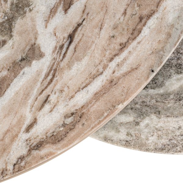 Salontafel Fairfax set van 2 (Stone) - Afbeelding 6
