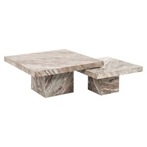 Salontafel Rashford set van 2 (Stone)