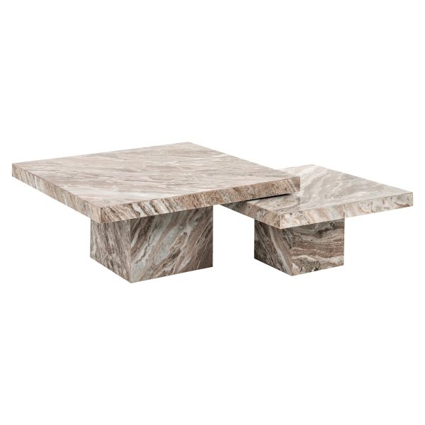 Salontafel Rashford set van 2 (Stone)