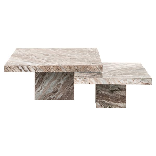 Salontafel Rashford set van 2 (Stone) - Afbeelding 2