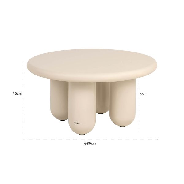 Salontafel Calma 80Ø (Beige) - Afbeelding 3