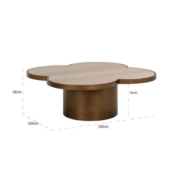 Salontafel Clover (Beige) - Afbeelding 4