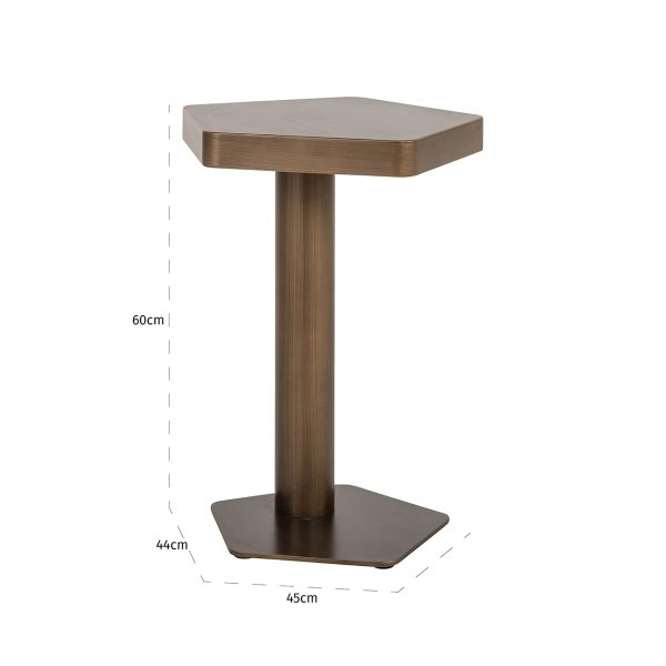 Sofatafel Hexa (Brushed Gold) - Afbeelding 4