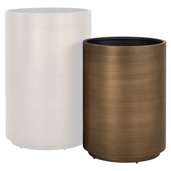 Plantenbak Dira 45Ø (Brushed Gold) - Afbeelding 4