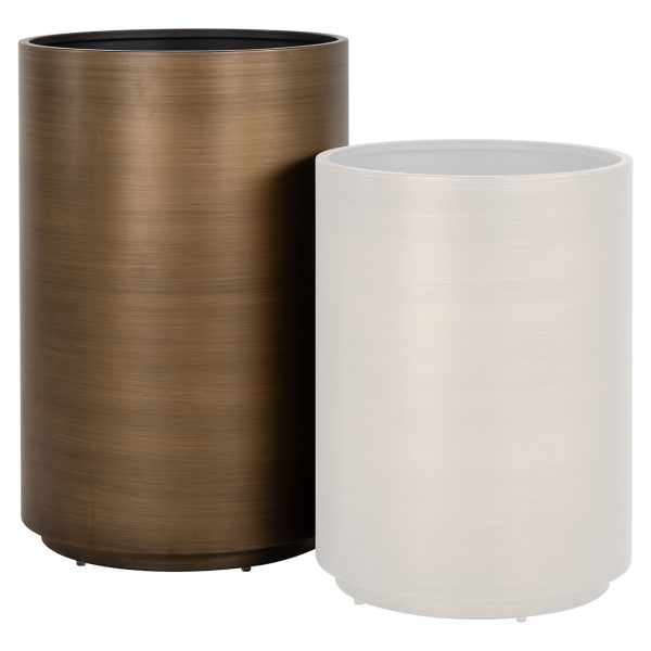 Plantenbak Dira 50Ø (Brushed Gold) - Afbeelding 4