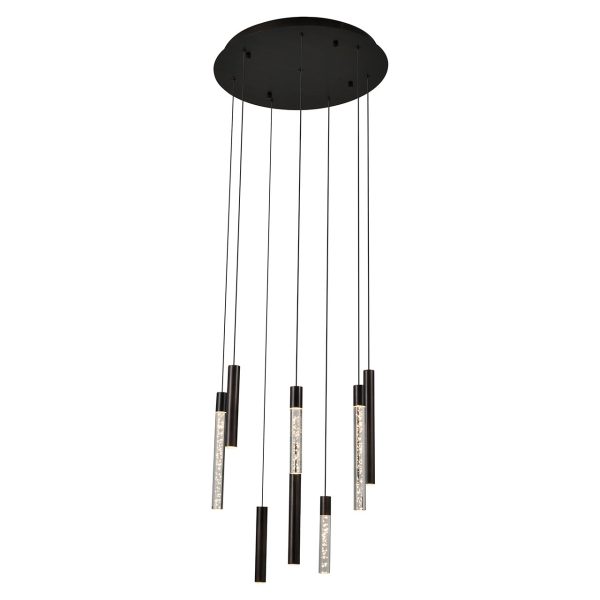 Hanglamp Oxley 8 lampen (Bronze)