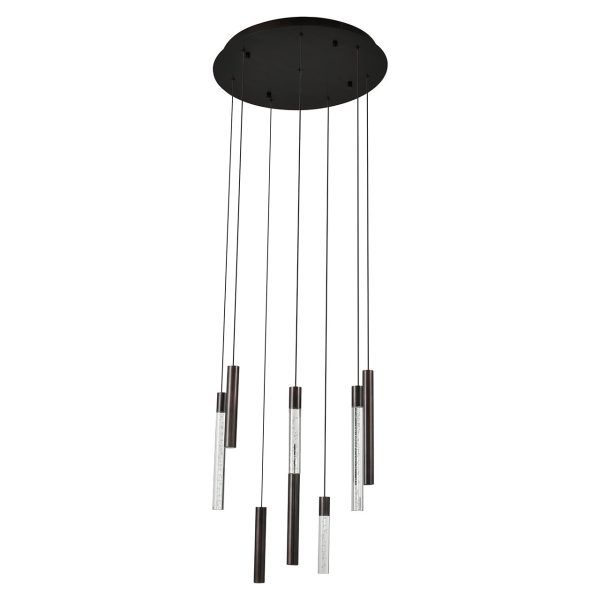 Hanglamp Oxley 8 lampen (Bronze) - Afbeelding 2