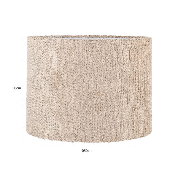 Lampenkap Emily 50Ø lovely beige (Be Lovely 170 Beige) - Afbeelding 2