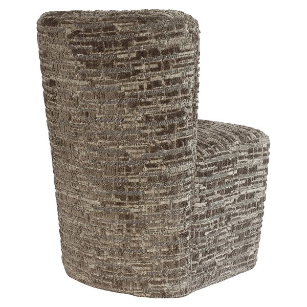 Stoel Lorain met wieltjes greige dalia (Dalia 45 Greige) - Afbeelding 3