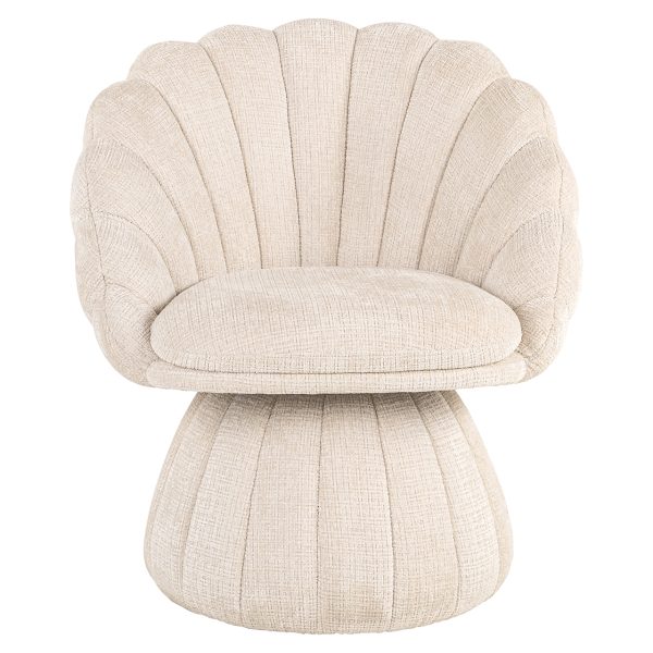 Fauteuil Blossom beige chenille (Niagara 902 beige Chenille) - Afbeelding 4