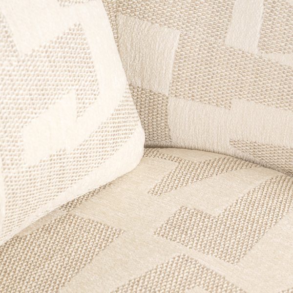Lounge fauteuil Tuscany beige graffic (Beige graffic) - Afbeelding 7