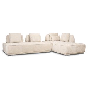 Bank Tudor met losse rugeleuning cream unicorn (Unicorn 11 cream)