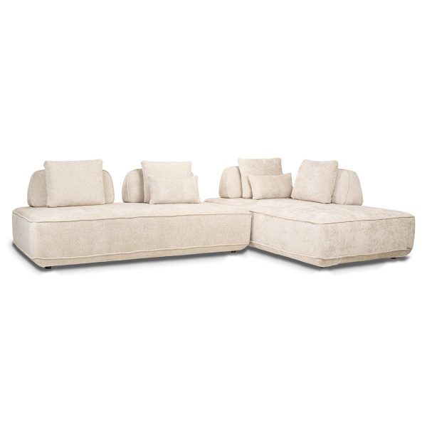 Bank Tudor met losse rugeleuning cream unicorn (Unicorn 11 cream)